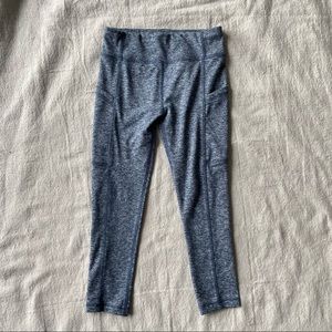 ATHLETIC WORKS blue athletic leggings